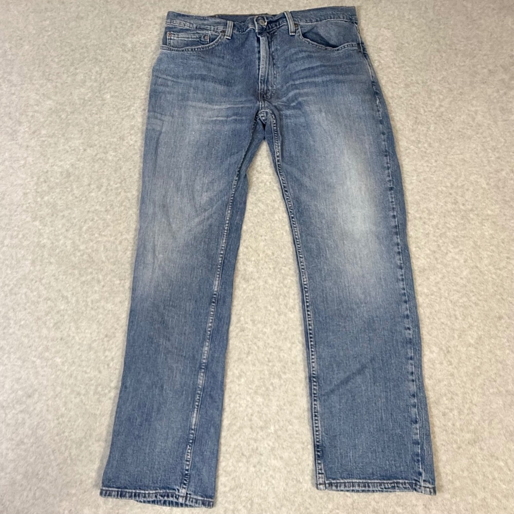 Levis 559 Relaxed Straight Mens Jeans 36x32 Medium Wash Blue Denim 559-0211